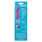 Rave G-Vibe Purple and Blue Silicone USB Rechargeable Waterproof G-Spot Massager with 10 Speeds and Intense Power Vibrators - G Spot